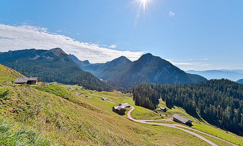 Berglandschaft im Sommer im Salzburger Land